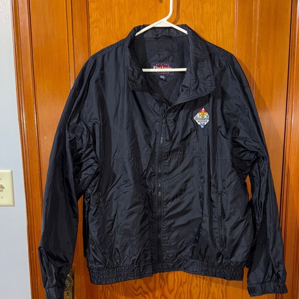 Original King Louie Black Windbreaker Jacket